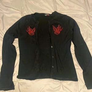 Black Rock Steady Rockabilly Cardigan